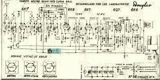 Douglas 58 ;6Volt schematic circuit diagram